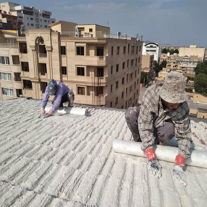 عایق کاری نانو پشت بام شرکت اطلس نانو تاوريژ تبریز